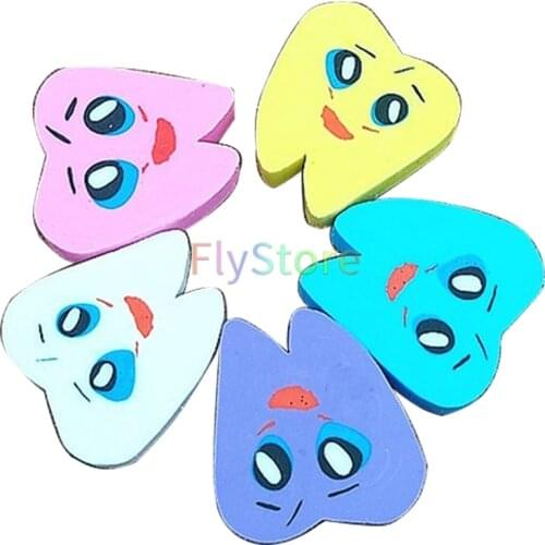 50 pcs / bag of tooth shape eraser teeth whitening dentist school best gift for kids