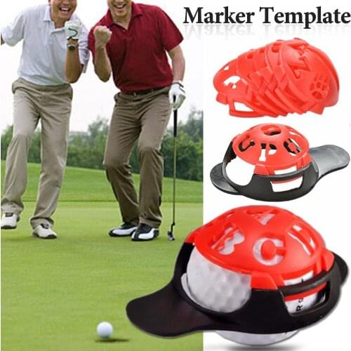 6-in-1 Golf Ball Line Liner Marker High Quality DurableTemplate Drawing Alignment Marks Sign Tool Golf Accessories