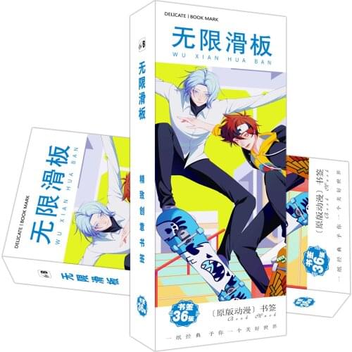 60 Cards 2 Boxes Infinite Skater Postcard Stickers Set Japan Youth Teens Adult Cartoon Comic Anime Animation Picture Photo Card