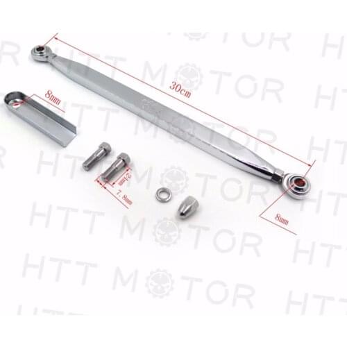 Aftermarket free shipping motorcycle parts Skull Shift Linkage for Harley Night Train Road King FLHR Rocker C FXCWC CHROMED