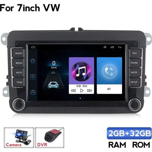 2din Android 7"Car GPS Stereo For Vw/Volkswagen/Golf 4 5/Polo/Tiguan/passat/B7/B6/Leon/Skoda/Seat/Octavia Auto Radio Multimedia
