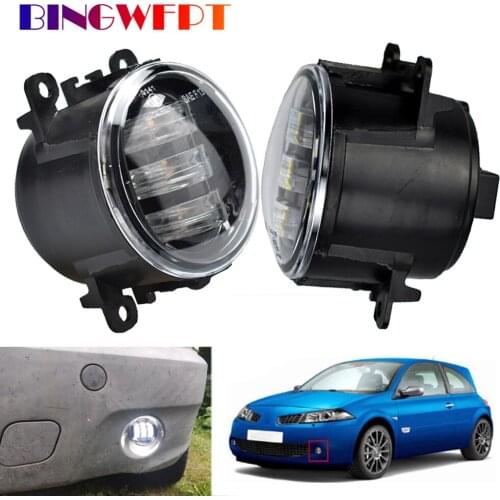 2pcs Car Accessories H11 LED Fog Light Daytime Running Light For Renault Megane 2 II Saloon LM0 LM1 2003-2015