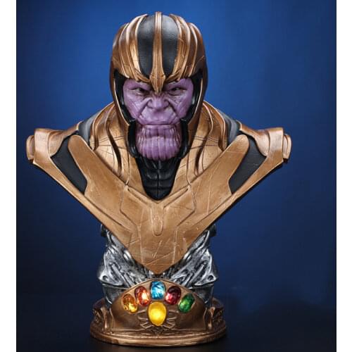 Avengers Heroes Iron Man Modle Mk46 Oversized Bust GK Model Mark Mk43 Iron Man Action Figure GK Ornaments Doll Toys for Youth