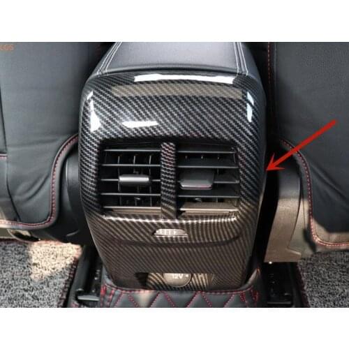 For Ford focus 2019-2020 ABS Chrome Rear air conditioner air outlet Decorative frame Anti-scratch protection Car styling