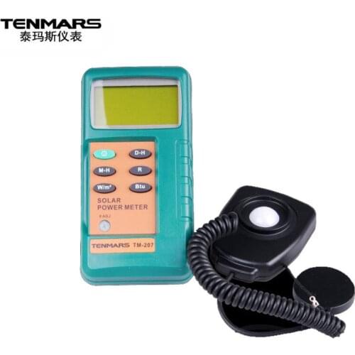 TENMARS Solar Radiation measurement Solar Power Meter Solar transmission measurement Solar power research