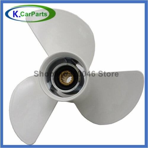 6E5-45945-01-EL Marine Boat Outboard Propeller 13 1/4 x 17 Aluminum Alloy for Yamaha/Mariner 60-115HP Accessory Set 3 Blades