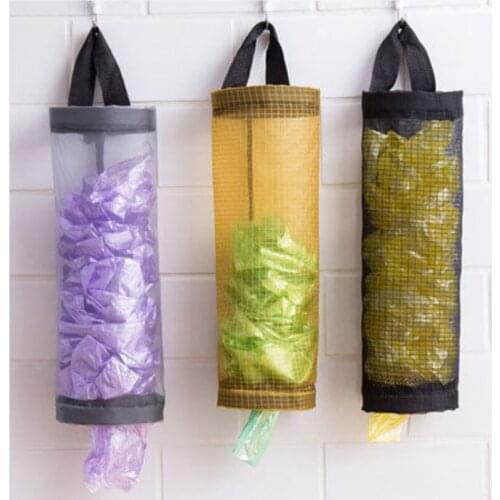 Kitchen Garbage Bag Storage Debris Wall Hanging Sorting Bag Convenient Extraction Box Storage Shopping Bag Packaging Household