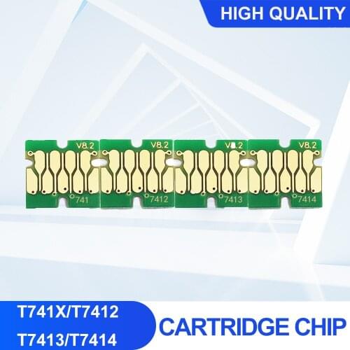 T741X T7412 T7413 T7414 Ink cartridge chips For Epson Surecolor F6000 F7000 F6200 F7200 F6270 F7270 F7100 F9200 F9300 F9370 chip