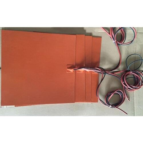 400x250mm 220 v 500w riscaldatore di silicio letto con 3m adesivo 100k termistore heating element heater plate air/oil heater