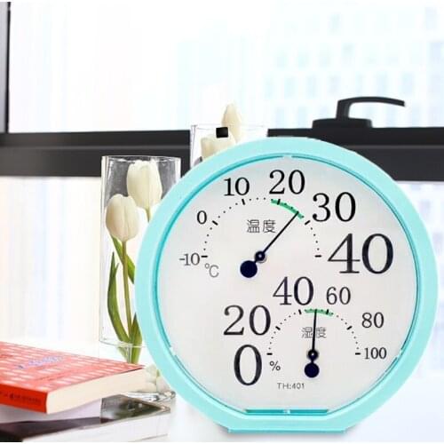 Wall Hang Temperature Humidity Monitor Indoor Outdoor Thermometer Hygrometer No Battery Required Hanging & Stand
