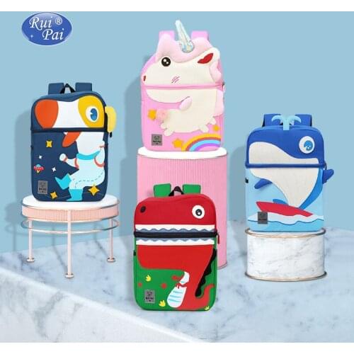 New kindergarten school bag Korean cute children kawaii cartoon school bag male and female primary school students backpack