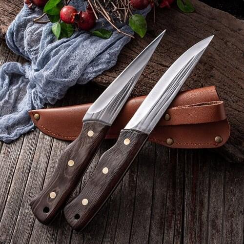 Boning Knife Stainless Steel Chefs Butcher Knife Fish Fruits Meat Cleaver Chinese Paring Cooking Knives
