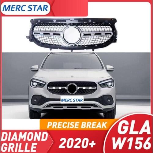 Recambio frontal pecado emblema para la nueva parrilla de carreras GLA X156 clase Diamind GLA200 GLA250 GLA260 2020