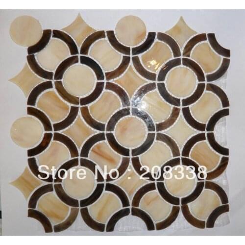 GLASS MOSAIC TILE TIFFANY BATHROOM KITCHEN BACK SPLASH WALL,wall,flooring mosaic tiles