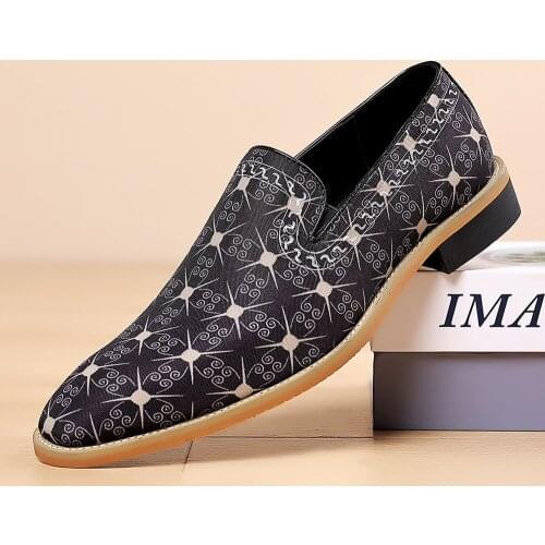 Unique Mens Dress Leather Shoes Men Original Autumn Luxury Footwear Nightclub Party Male Shoes Moccasins Loafers Casual Shoes