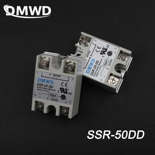 DMWD solid state relay SSR-50DD SSR-60DD 60A 50A 3-32V DC TO 5-60 DC SSR relay solid state