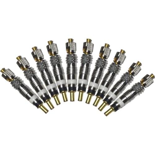 10Pcs/Set Detachable Presta Valve Core Replacement for Bicycle MTB/Road Bike Valve Core Presta To Schrader French Air Pump Valve