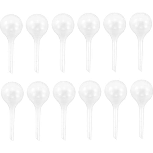 12Pcs Plant Watering Bulbs Automatic Self-Watering Globes Plastic Balls Garden Water Device Watering Bulbs For Plant