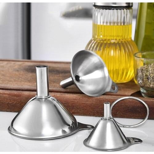 3pcs Multifunctional Essential Oil Liquid Filter Funnel For Perfume Wine Flask Liquid Kitchen Accessories Tool