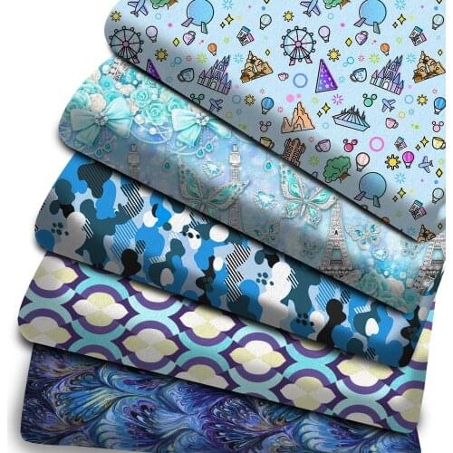50*145cm Patchwork Printed Polyester Cotton Fabric for Tissue Sewing Quilting Fabrics Needlework Material DIY Handmade,1Yc14787