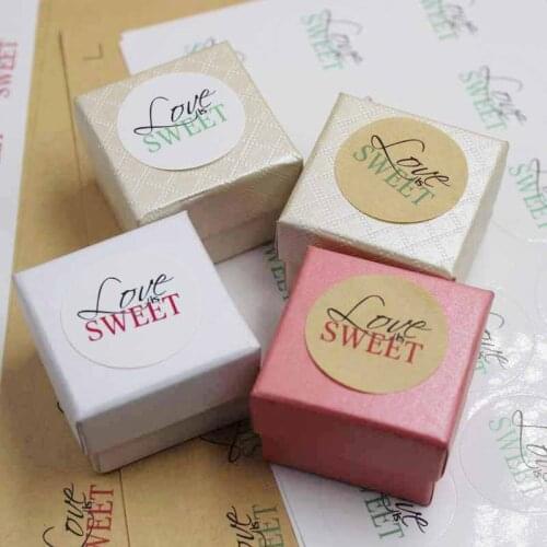 500pcs multi style gift sweet love sticker labels DIY handmade gifts/jewelry/candy favors package tag labels custom cost extra