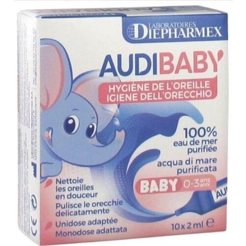 AUDI BABY SOLUCION LIMPIEZA OIDOS 1 ML 10 U MONODOSIS