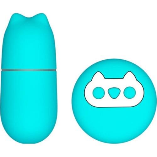 Wireless remote control vibrating egg cute flirting masturbation massage stick mini female AV vibrator adult products