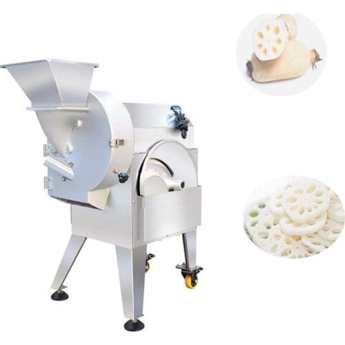 CE commercial leaf vegetable multi-functional cutting machine withLotus root slicerShredder
