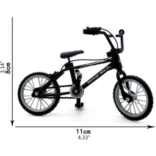 Mini Alloy Finger Bicycle Sport Set Bike Fingerboard DIY Creative Game Skateboard Kids Children Toys Gifts DXAD