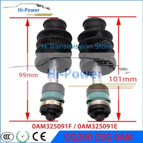 DQ200 DSG Transmission Valve Bodiston Rod Kit 0AM325091F(99mm) / 0AM325091E(101mm) for Audi VW AUDI SEAT SKODA 0AM DSG DQ200