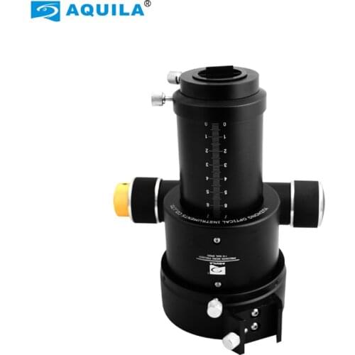 AQUILA 2inch Double Speed Focuser M94.5x1 360degree Rotate Focus Seat 0-70mm 1:10 for Refractors Telescope+1.25" Adapter