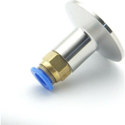 12mm Hose Tube Push In Fitting x 40mm Ferrule OD 304 Stainless Steel Sanitary Connector Pipe Fitting Fit 1" Tri Clamp