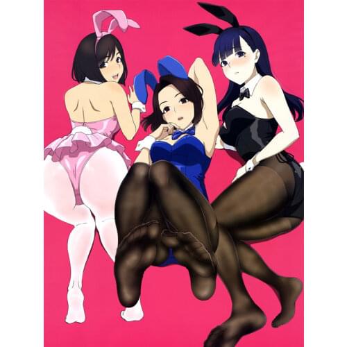 Hot Anime Miru Tights Characters Sexy Girls Ren Aikawa & & Yua Nakabeni & Yuiko Okuzumi Blanket (Many Size Option)