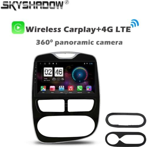 360 Panoramic Camera CanBus 6G+128G Android 10.0 Car DVD Player GPS WIFI Bluetooth 5.0 RDS Radio For RENAULT Clio 3 4 2012-2016
