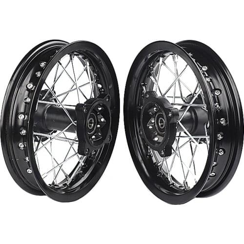 14" Inch Front Rear Wheels Set 2.50-14"3.00-14" Alloy Rim For KAYO BSE Apollo Xmotos Racing Supermoto Dirt Pit bike Off Road