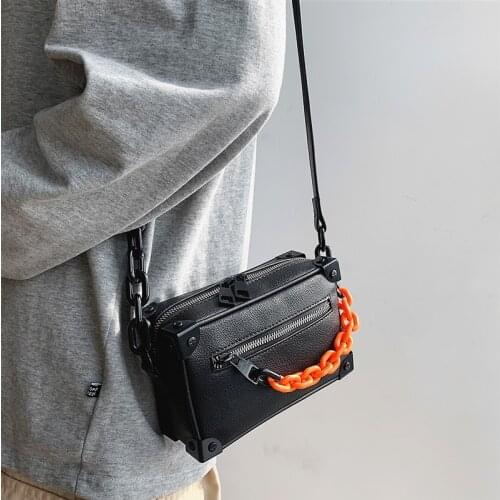 Tidog korea Small satchel tide Japanese mens bag shoulder bag