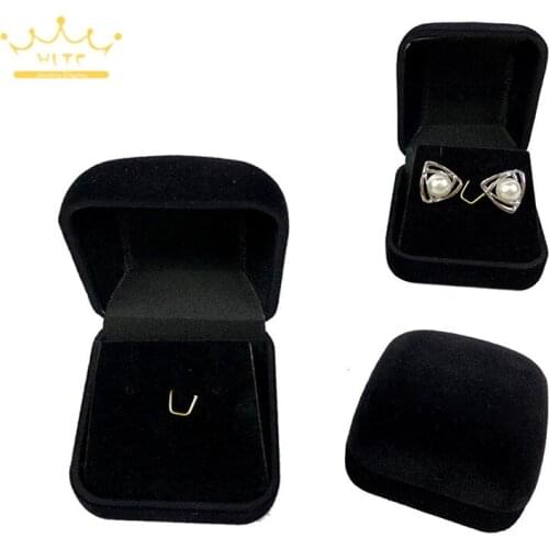 Earrings Box Pendant Holder Jewelry Organizer Velvet Jewelry Packaging Box Ear Studs Container Jewellry Gift Box Earing Holder