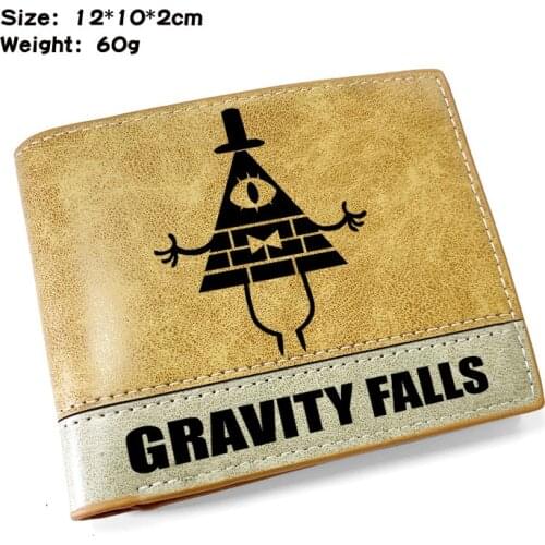 Gravity Falls Wallet Women men PU Long Wallet Cartoon Anime Printing Children Zipper Card Holder Clutch Kid Birthday Gift