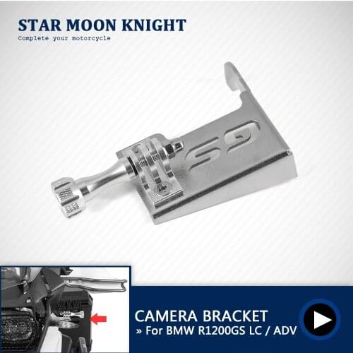 Motorcycle Holder Cam Camera Bracket Motorrad Gopro Mount Hero For BMW R1200GS ADVENTURE R 1200 GS 1200GS ADV 2013 - 2019