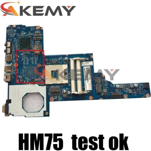 Akemy Laptop Motherboard For HP 2000 450 Main Board 685107-001 685107-501 PGA989 HM75 J8F Test Ok Fast Ship