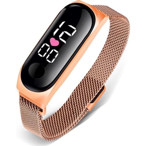 Uhren fur Frauen Digitale LED-frauen Uhren Sport Digitale Uhr Band Elektronische Weiblich Mannlich Armbanduhr Satti Reloj Mujer
