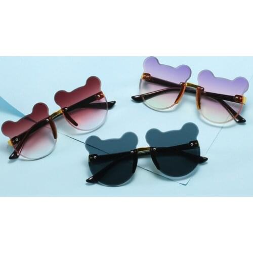 Cute Cat Ears Childrens Sunglasses with Colorful Bows Shiny Bright Sunglasses for Boys and Girls Fashion Selfie Glasses Summer