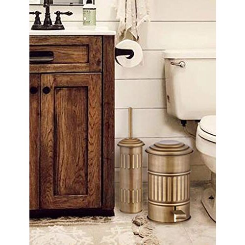 The Mia Glv0582 Bathroom Waste Bin - Gold