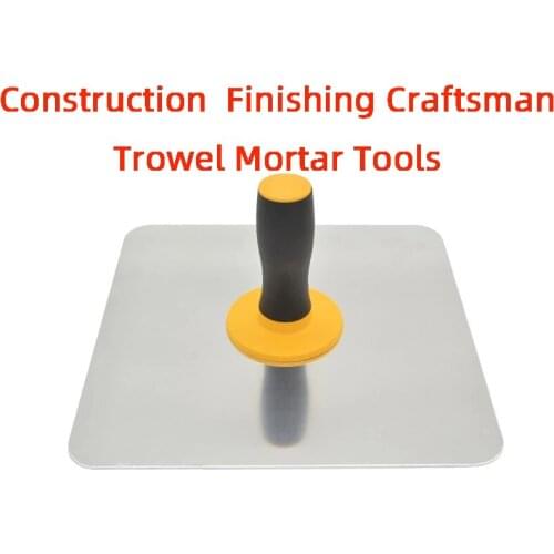 New Construction Hot Aluminium Finishing Craftsman Trowel Mortar Board Plastering Tool Paint Holder With Lightweight Handle Tool
