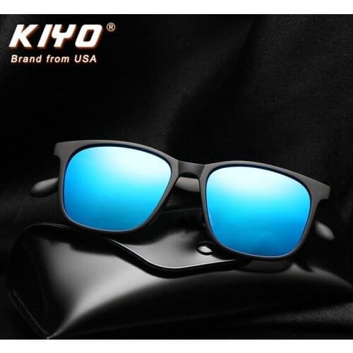 KIYO Brand 2020 New Women Men Square Polarized Sunglasses PC Classic Sun Glasses High Quality UV400 Driving Eyewear 5049