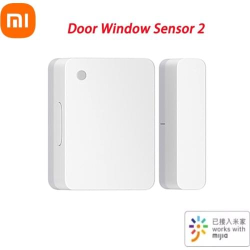 Original Xiaomi Door Window Sensor 2 Bluetooth 5.1 Light Detection Opening/Closing Records Overtime Unclosed Reminder Mijia App