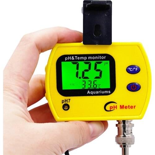 PH-991 High Precision 0.01 Durable Aquarium With Backlight Meter AG-13 Button Cell Batteries