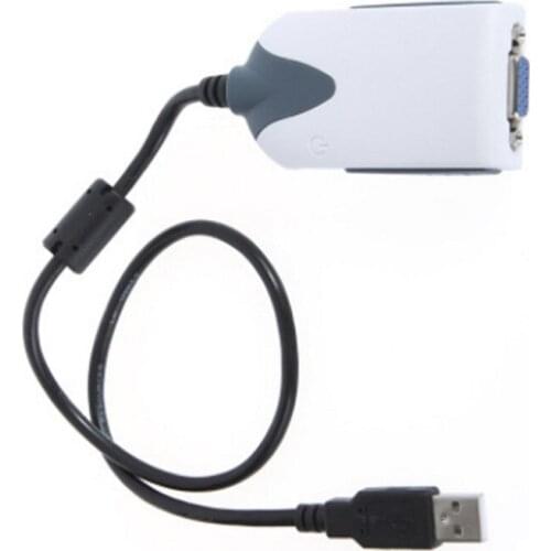 Usb to VGA converter Switcher USB 2.0 to VGA alarm turn the TV monitor