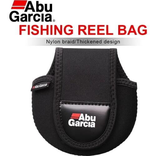 Abu Garcia Baitcasting Fishing Reel Nylon Bag Casting Wheel Protective Case Angling Reels Tackle Storage Pouch Protector cover