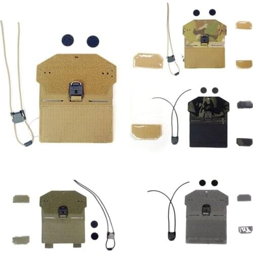 Tactical Vest Special Front Panel Attachment Mobile Phone Bag Secure Fixation Visual Admin Pouch